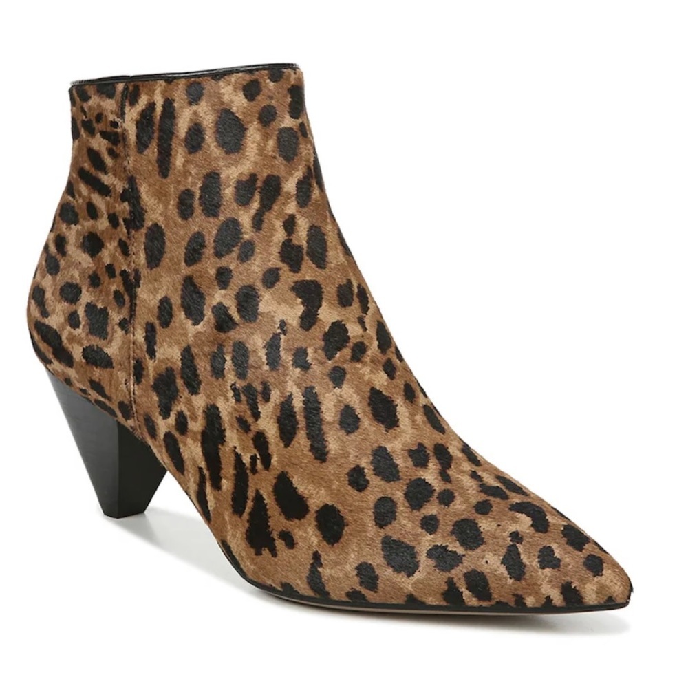NIB Franco Sarto Delighted2 Cone Kitten Heel Ankle Bootie - Picture 10 of 13